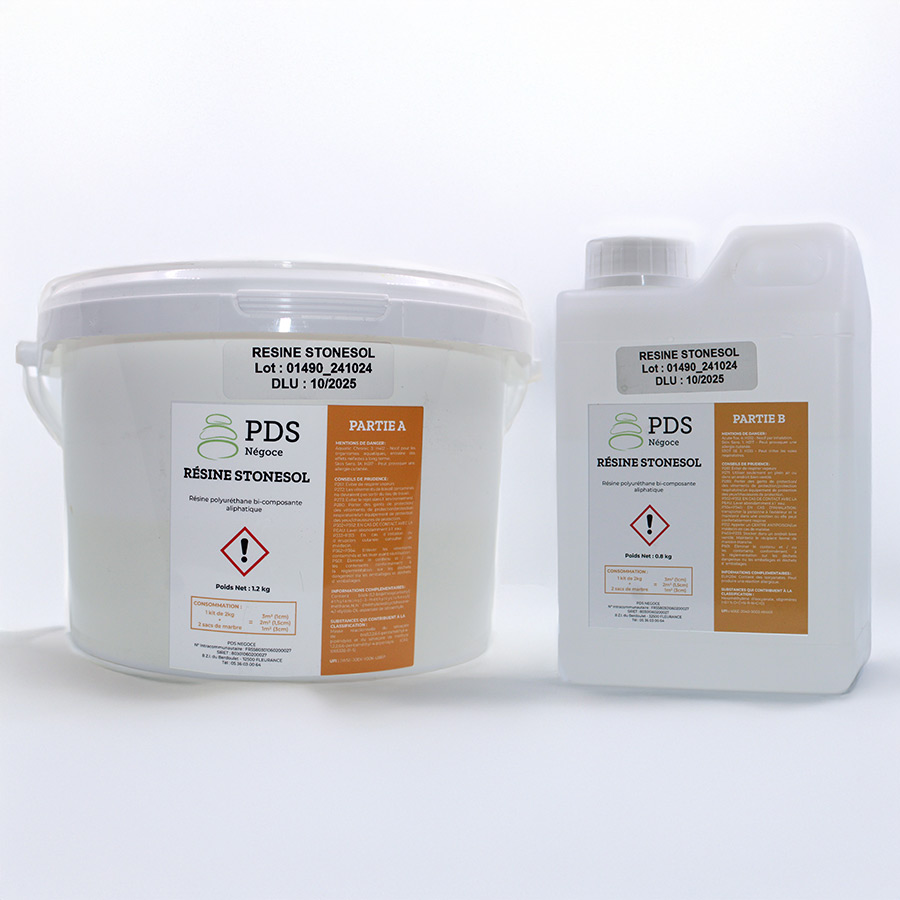 Résine polyuréthane pour la pose de la moquette de pierre STONESOL